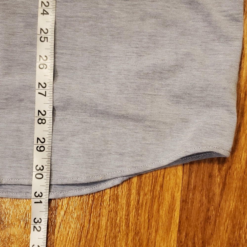 Lululemon Shirt Men 3XL Blue Commission Button Down Long Sleeve Stretch - Picture 5 of 5